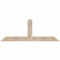 Ekena Millwork Portland Smooth Timber Gable Bracket, Douglas Fir, 72"W x 27"H x 3 1/2"D x 5 1/2"F, 9/12 Pitch GBW072X27X0406POR00SDF - alternate 1